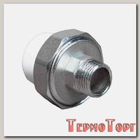 Муфта комбинированная разъёмная (американка) с наружной резьбой Valfex 25x3/4 (60/30), 8827