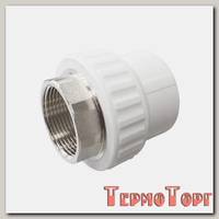 Муфта комбинированная переходная с внутренней резьбой Valfex 50 x 1 1/2 под ключ, 14526