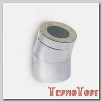 Дымоход двустенный Вулкан Отвод DOTH 15 115 мм