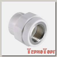 Фитинг полипропиленовый VALTEC с переходом на внутреннюю резьбу 32 мм х 3/4, VTp.702.0.03205