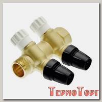 Коллектор TECE TECElogo с запорными вентилями, push-fit 16 х 3/4 2 контура