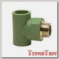 Тройник полипропиленовый Banninger 90гр. с наружной резьбой 20 x 3/4 G8133G2020