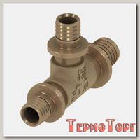 Тройник TECE TECEflex 90 гр. редукционный, 16 х 20 х 16, бронза