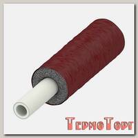 Универсальная многослойная труба TECE TECEflex из сшитого полиэтилена PE-Xc/Al/PE-RT 20 в изоляции 9 мм, красная
