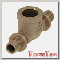 Тройник TECE TECEflex 90 гр. с внутренней резьбой, 25 х 1/2 х 25, бронза