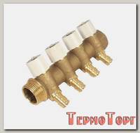 Коллектор Uponor Q E SH 1 НР/ВР с вентилями, 2X16 Ц/Ц38ММ 1И