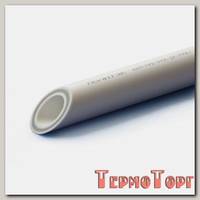 Труба ПОЛИТЭК полипропиленовая PRRC PN20 армированная стекловолокном, 25 x 3,5, белая