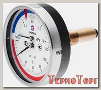 Термоманометр Росма ТМТБ-41Т Dy 100 с задним подключением 1/2, 6 бар 0-150*