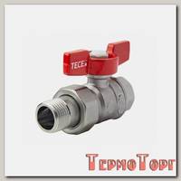 Кран шаровый TECE с отводом полнопроходной, 1 1/4ВР x1 1/4НР, бабочка