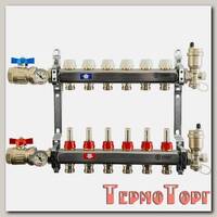 Коллектор Stout из нержавеющей стали в сборе с расходомерами 1/3/4x13, SMS 0907 000013