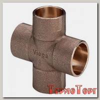 Kpecтoвинa, из кpacнoй литьевoй бpoнзы, модель Viega 94180 DN 28 